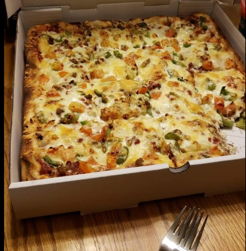 Chicago-style deep dish pizza at Chicago Deep Dish Pizza Edgemont, Calgary